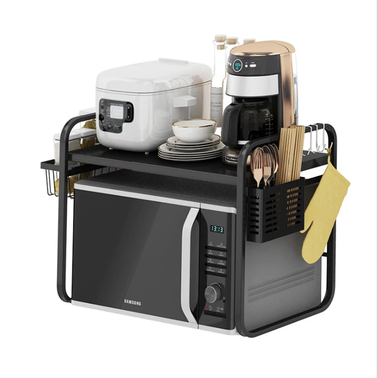 2025 Latest Design Adjustable Retractable Microwave Oven Rack