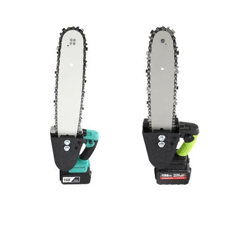 Electric Chain Saw Handheld Wood Cutting Garden Pruning Rechargeable Portable Chainsaw