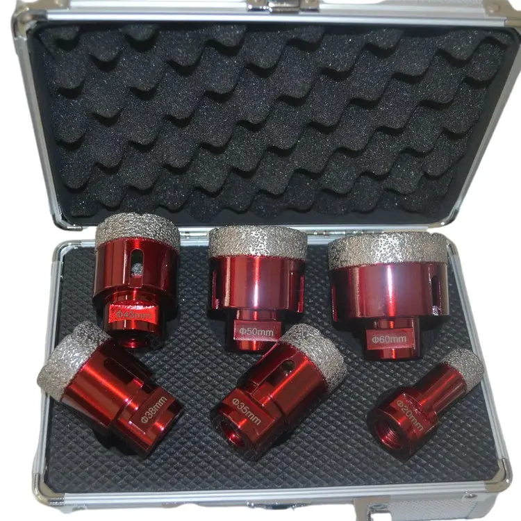 30-50mm 5pcs Diamond Hole Saw Drill Bits Cutter Set for Marble