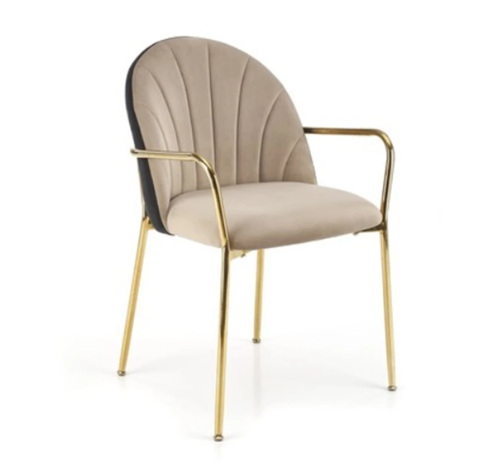 Upholstered Nordic Gold Restaurant Metal Hotel Outdoor Luxury Velvet Room Dining Chairs