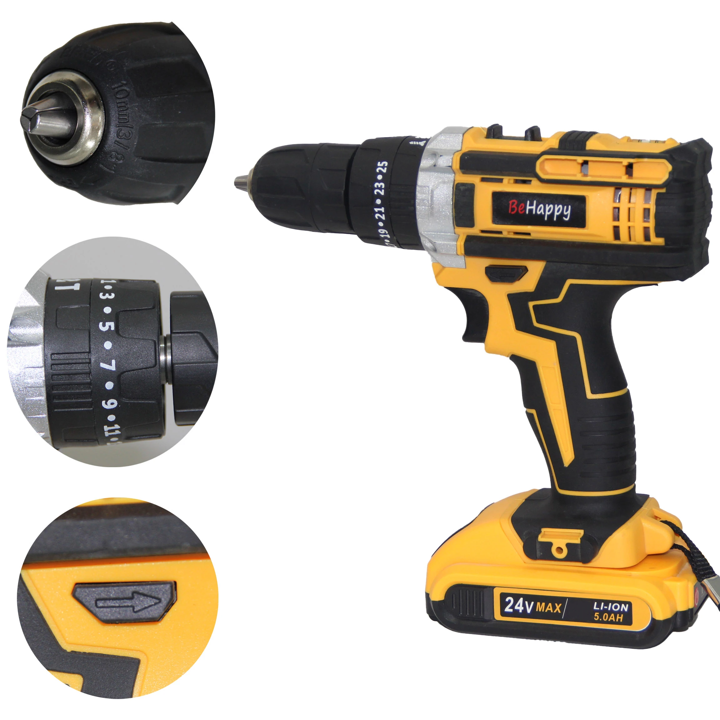 Hardware Behappy 21V Mini Power Tool Machines Electric Cordless Drill Bit Set Prices