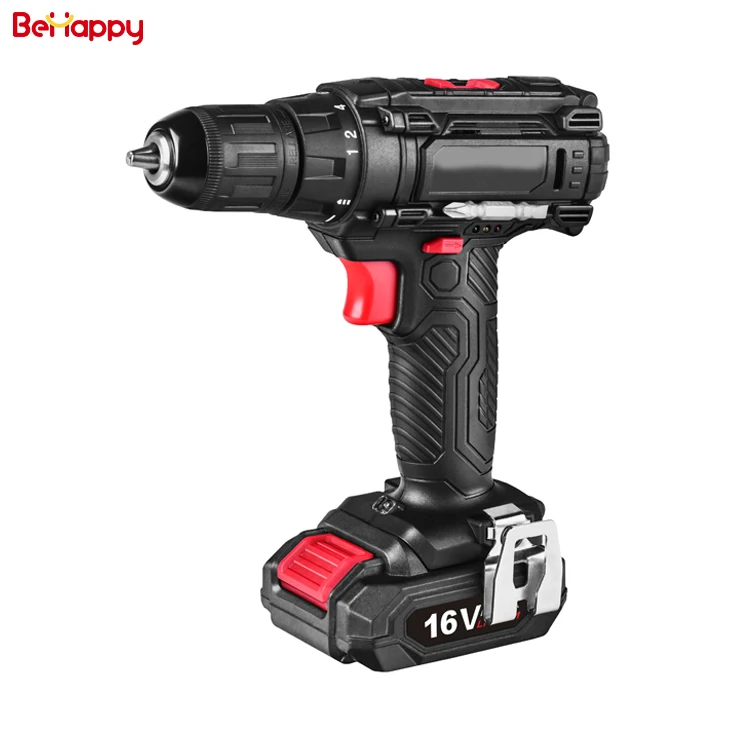 BEHAPPY  Hot Sale Brushless Cordless Drill Lithium Battery Quick Charge