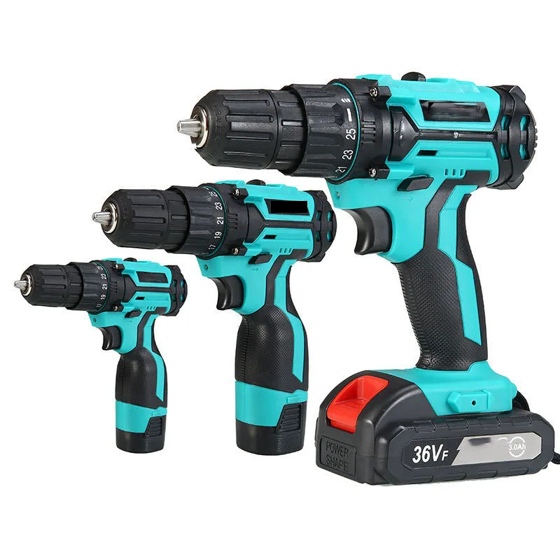 Lithium Battery 710W 13Mm Brushless Double Speed Impact Drill