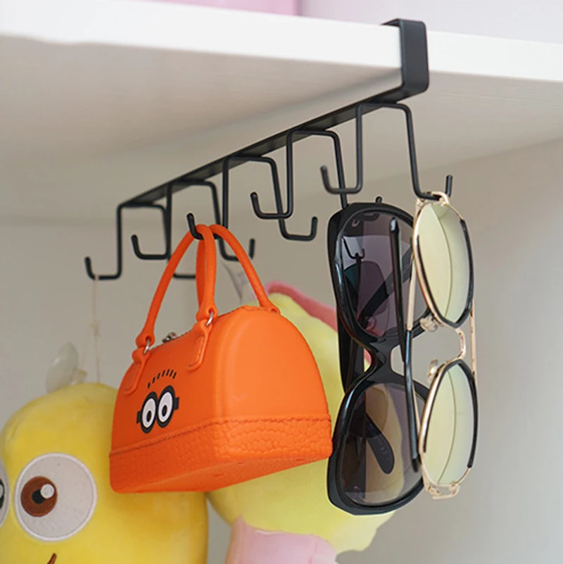 High Quality Kitchen Cabinet Hanging Hook K-Cup Storage Holder Rack Bags Glasses Keys Accessories Organizers for Kitchen Bedroom