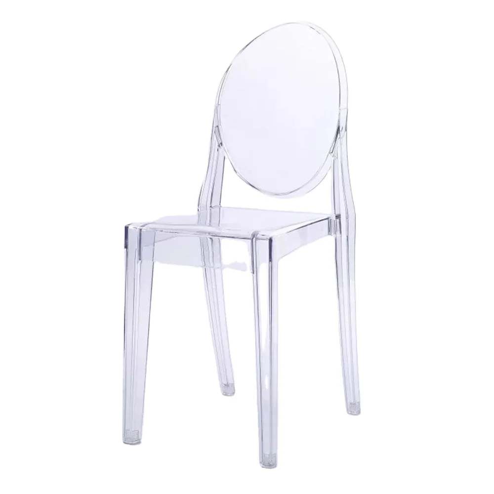 Transparent Crystal Modern Hotel Banquet Napoleon Plastic Acrylic Wedding Clear Chiavari Chair for Events