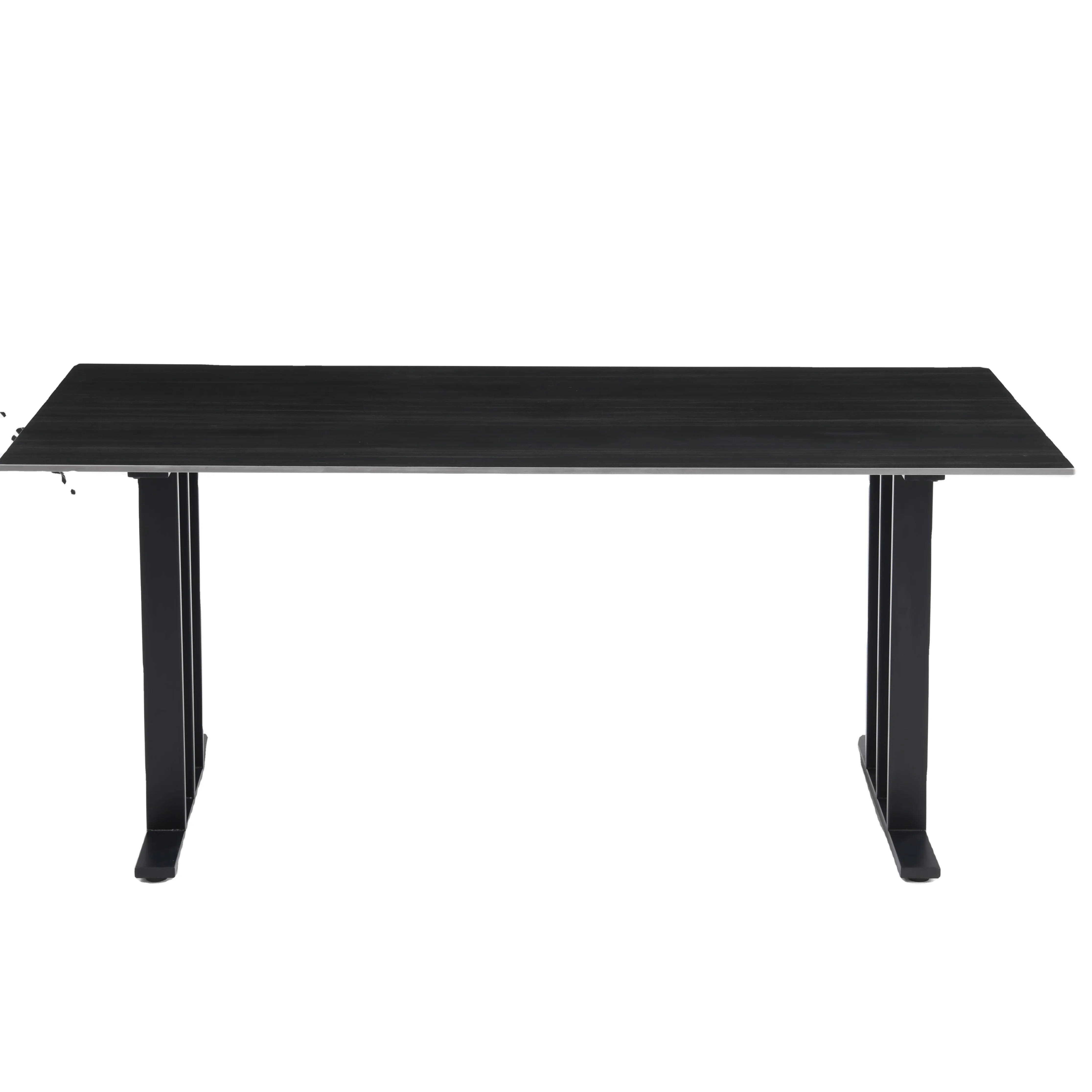 Contemporary Black Gloss Dining Room Furniture Modern Design Convertible Dining Table Set Ceramic Marble for Home Kitchen Use