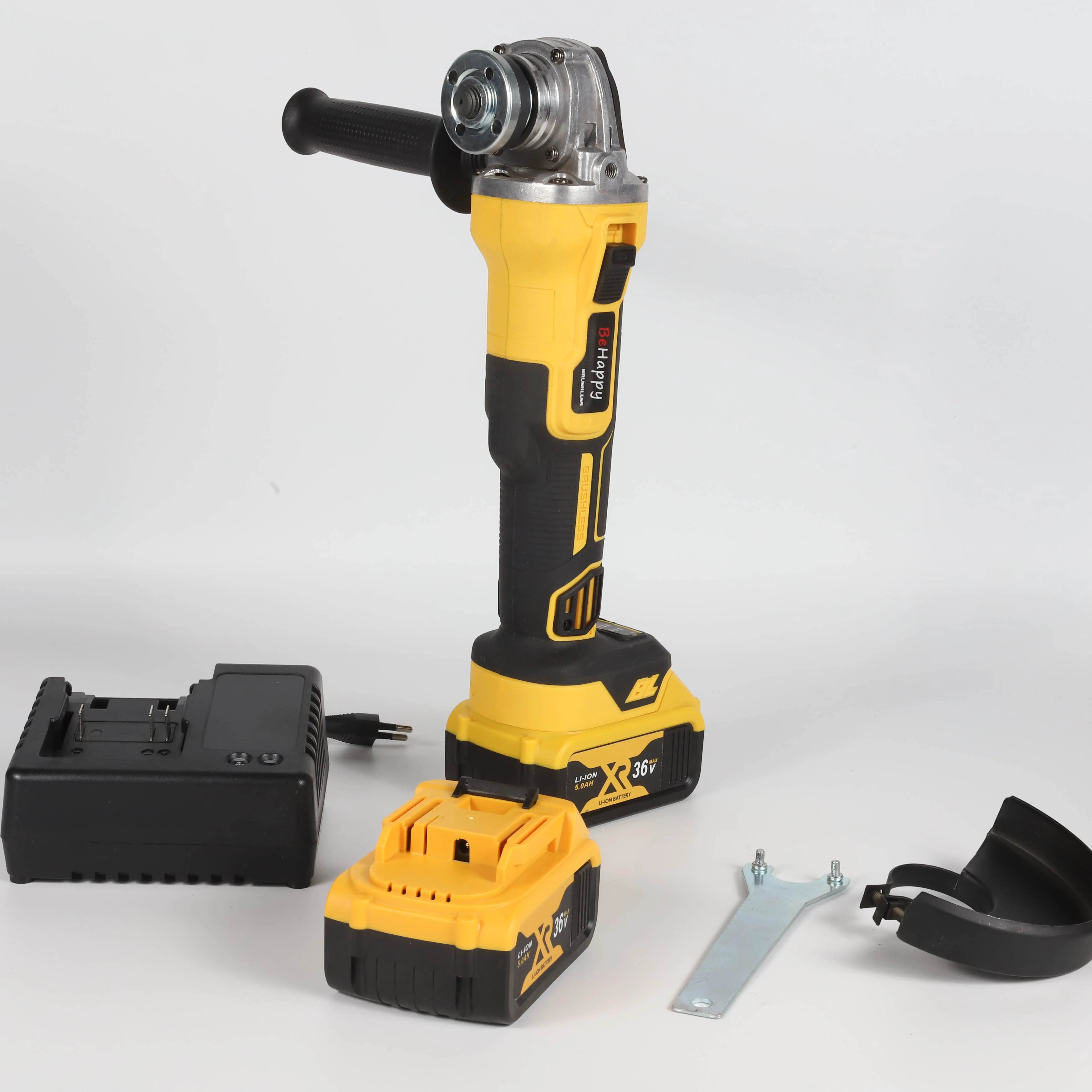 Behappy Hand Drill Tools Cordless Brushless Angle Grinder Machine for Industry and Family