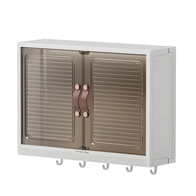 Toilet With Hook Foldable Clothing Boxs No Punching Tissue Cabinet Waterproof Wall Mount Bathroom Organizers and Paper Storage