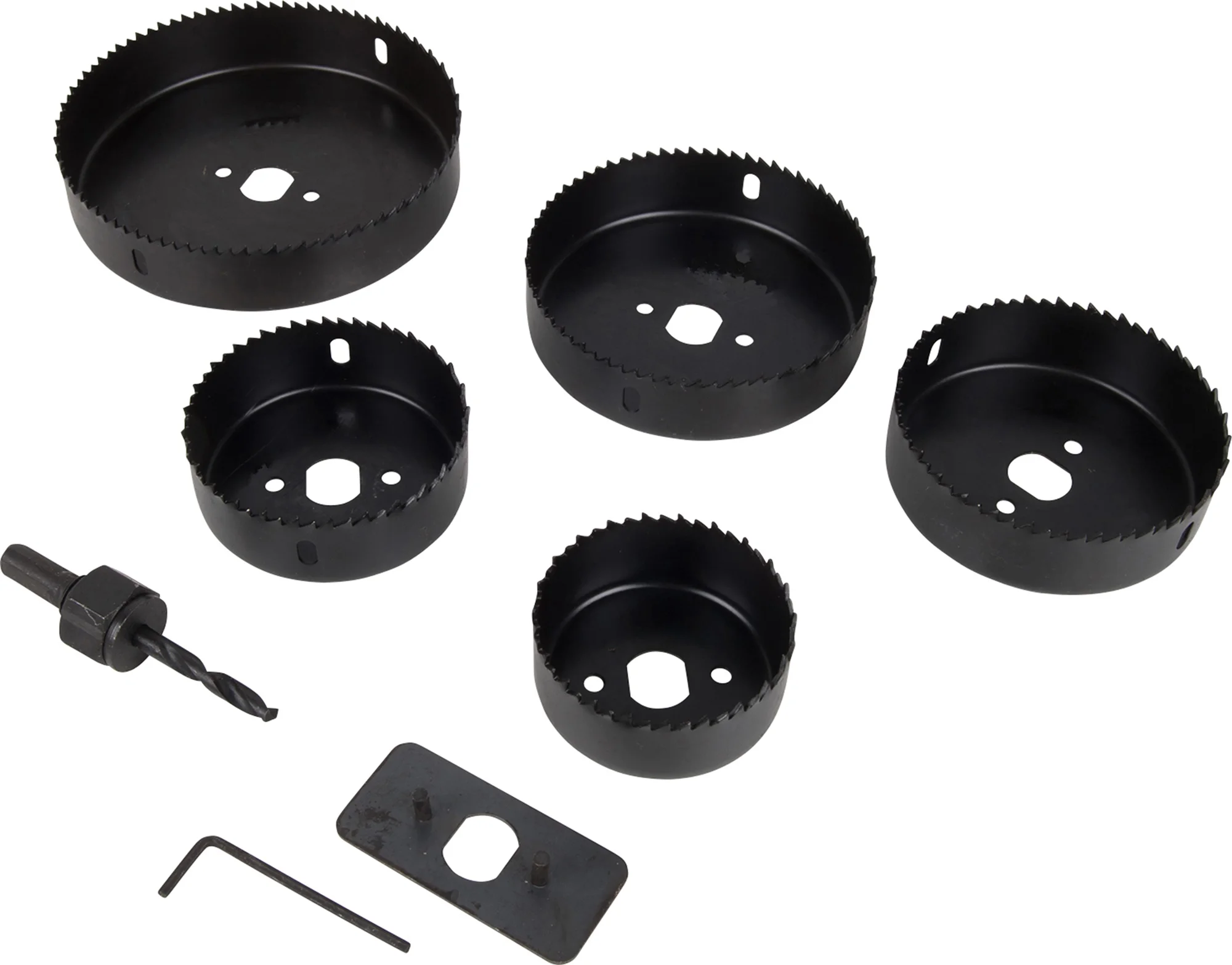 8pcs Carbon Steel Hole Saw Set