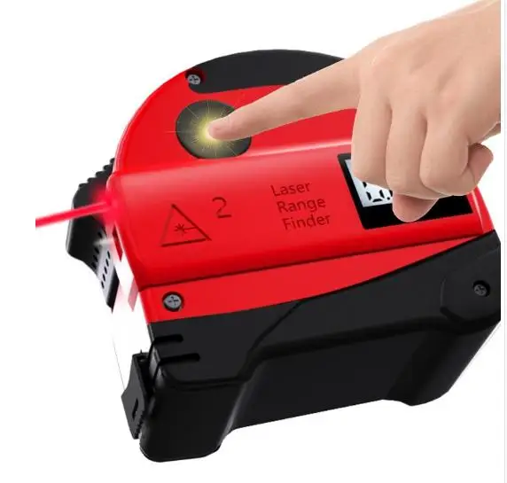 Accurate Laser Measure Tape With LED Screen,rubber Insert and Shock-proof