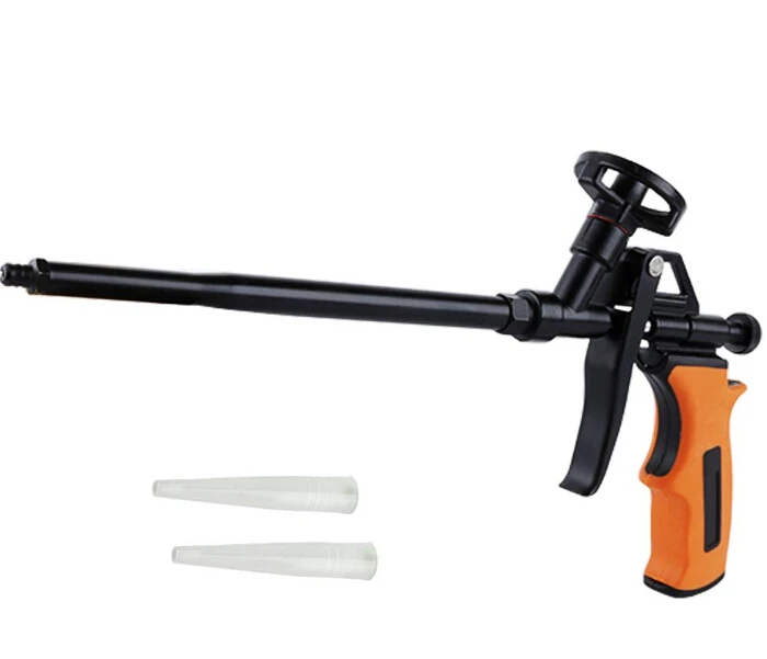 Foam Tube Nozzle Gun Hand Foam Caulking Gun Expanding Filling Sealing Aluminum PU Metal Pro Spray Applicator