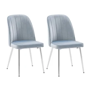 Luxury Modern Design Home Hotel Banquet Bar Furniture Nordic Style PU Upholstered Dining Chair with Metal Frame