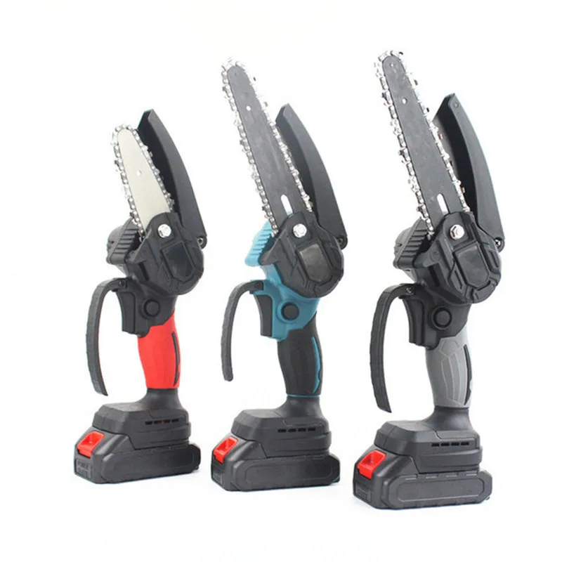 4 Inch Mini Cordless Pruner Reciprocating Saw Rechargeable Battery Handle Electric Chain Saw Wood Cutting
