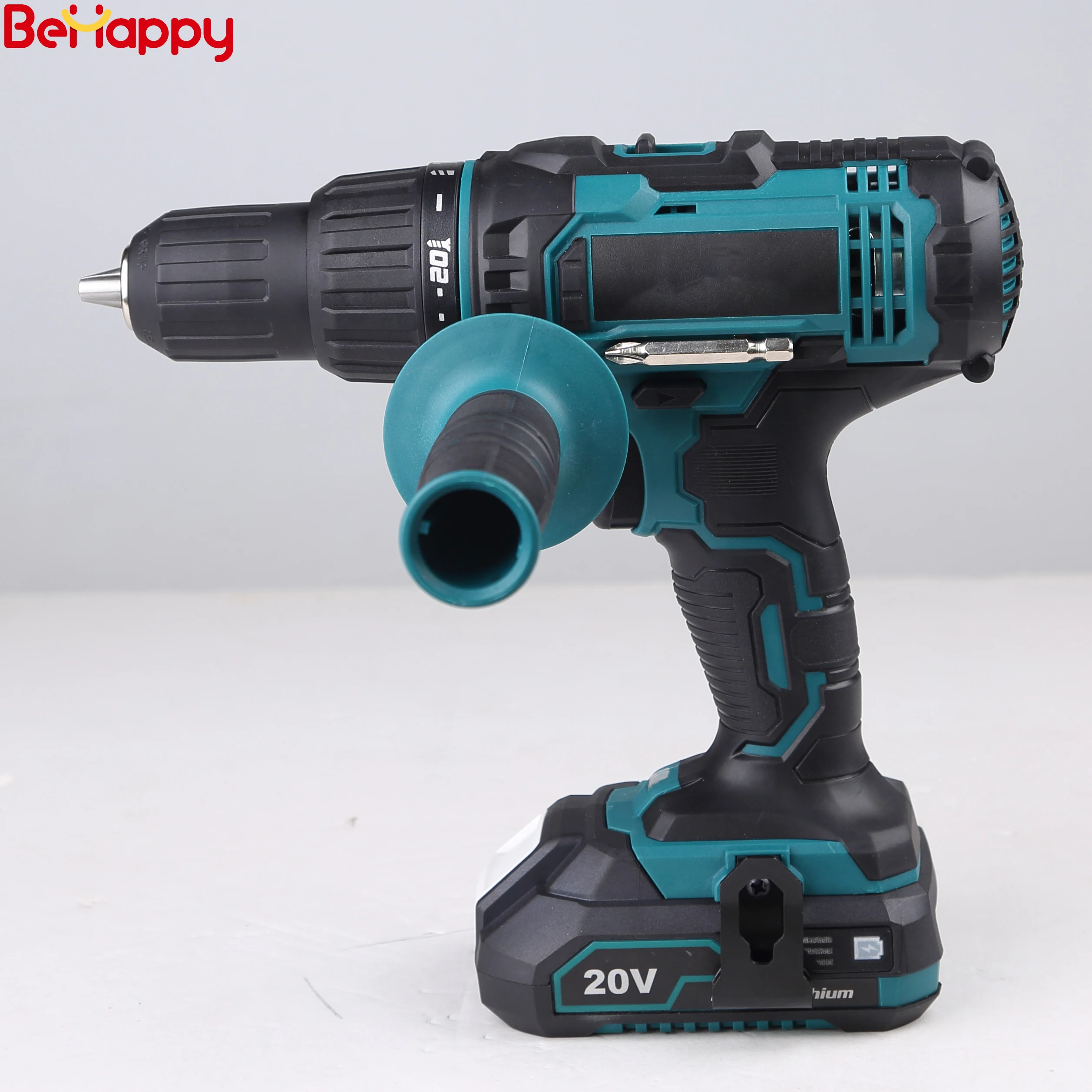 BEHAPPY 12V Electric Cordless Drill Brushless Rechargeable Lithium Battery