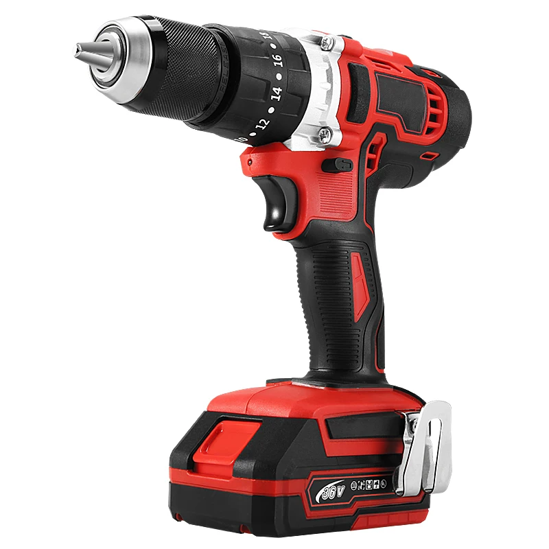 Price 36V 2A Metal Chuck Strong Trque Easy Take Electric Impact Cordless Drill Tool Sets